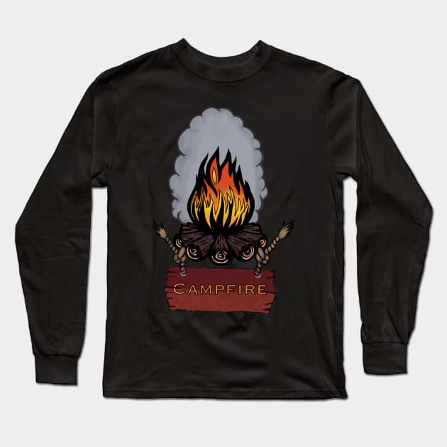 Campfire Long Sleeve T-Shirt by Campfirediscord